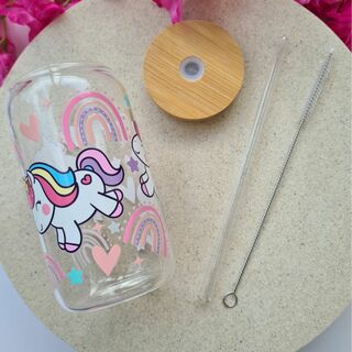 Unicorns Glass Cup