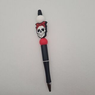 Skull - Silicone Bead Pen