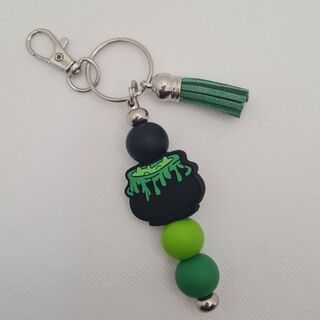 Cauldron - Silicone Bead Keychain