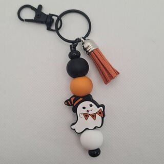 Ghost - Silicone Bead Keychain