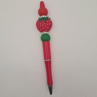 Strawberry Silicone Bead Pen