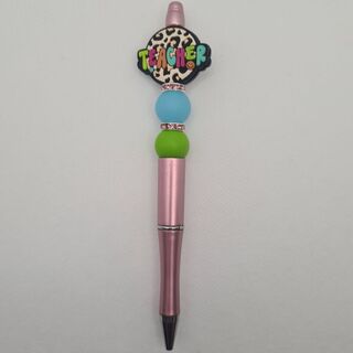 Teacher Silicone Bead Pen