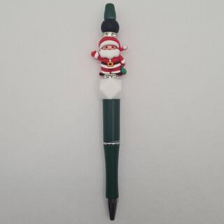 Santa Silicone Bead Pen