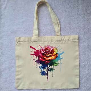 Colourful Flower Tote Bag