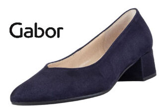 Goldina Navy Suede