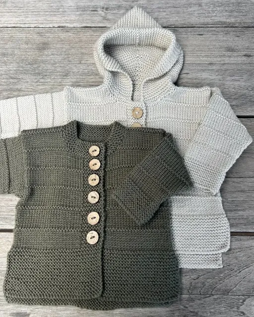 Ashley Cardigan and Hoodie - DK / 8Ply