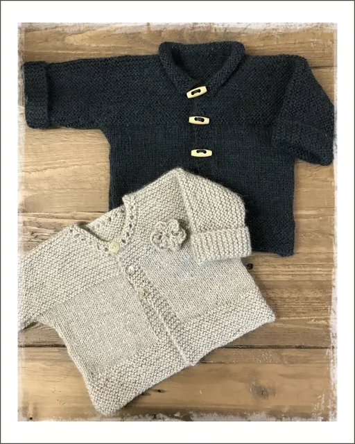 Maddison Cardi and Jacket - Sport/5Ply Knitting Pattern