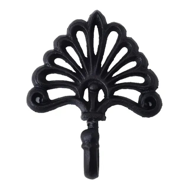 Fan - Decorative Cast Iron Hook