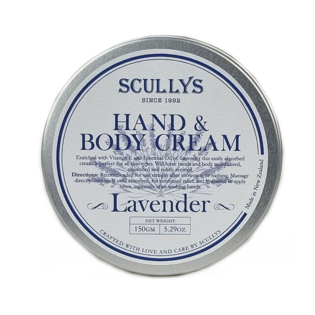 Lavender Hand and Body Cream 150g