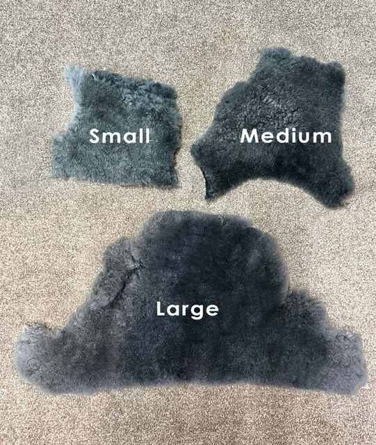 Sheepskin Offcuts - Shortwool Large