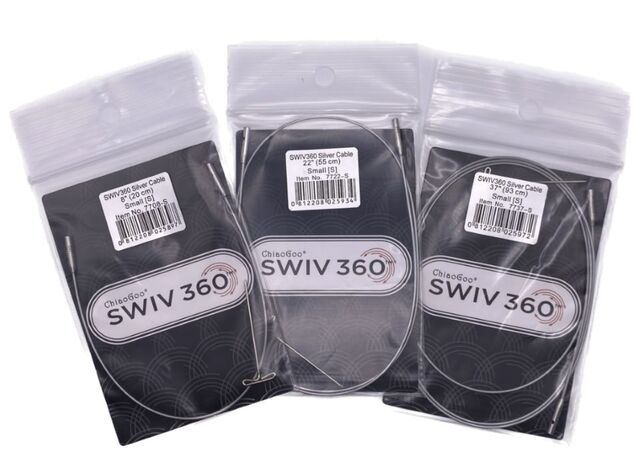 SWIV360 Silver Cable -Small