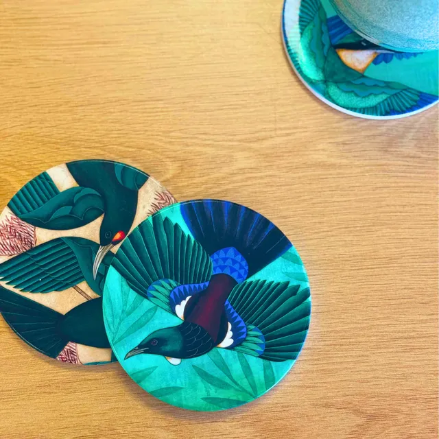 Fly to Me - Ceramic Coaster - Kathryn Furniss