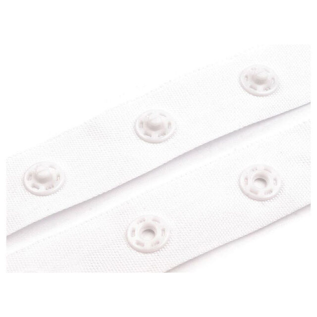 Snap Fastener Tape 25mm Spacing