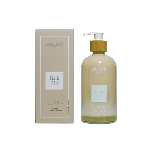 Scullys Laced Pear Bath Oil 500ml