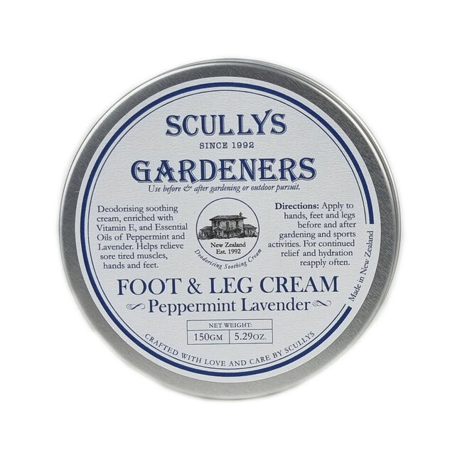 Scullys Gardeners Foot & Leg Cream 150g tin