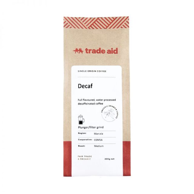 Decaf Coffee - Plunger Grind - Fair Trade