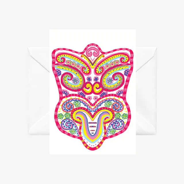 Card - Pink Wheku - Lissy & Rudi