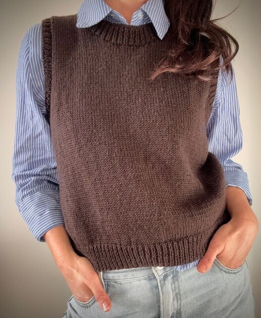 Sam Vest - Knitting Pattern - Touch Yarns 175 - DK/8Ply