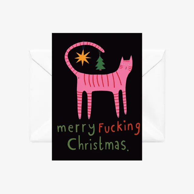 Card - Merry F*cking Christmas - by Studio Soph