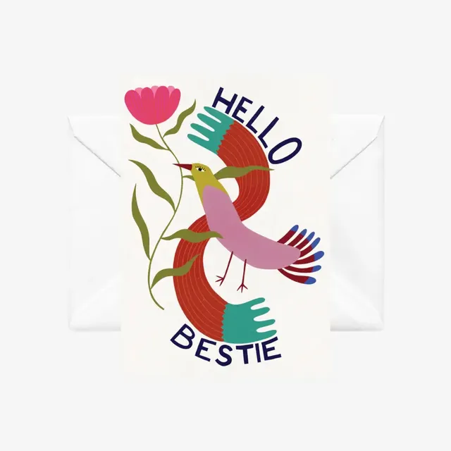 Card - Hello Bestie - by Studio Soph