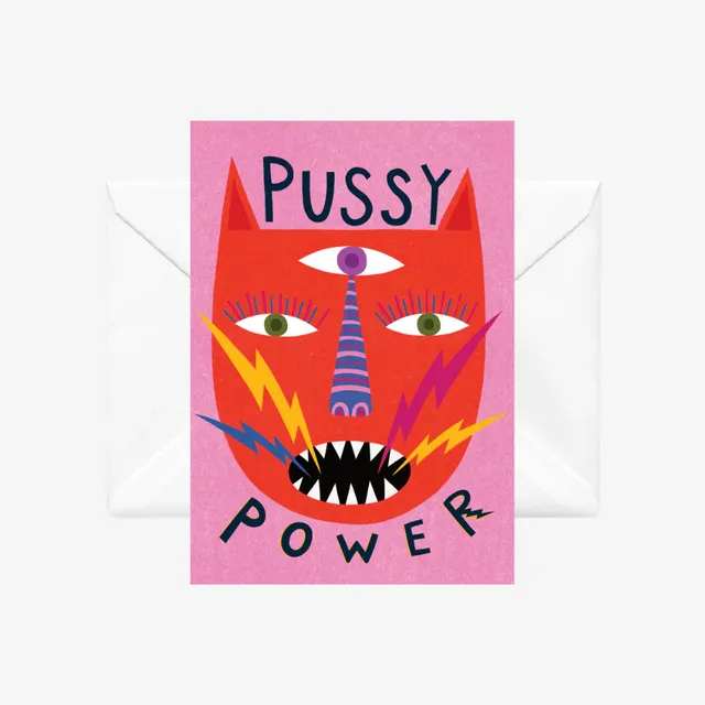 Card - Pussy Power - by Studio Soph