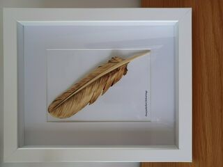 Feather Carving - Framed