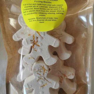 Children's Organic Relaxation Bath & Shower Fizzing Bombs