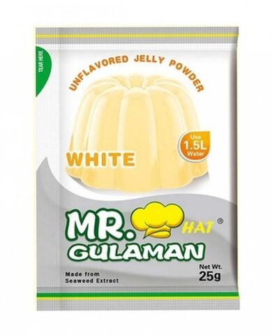 Mr Gulaman Jelly Powder White 25g - Unflavored