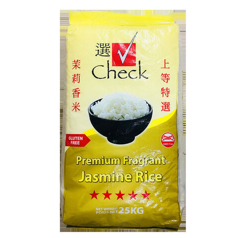 Check Premium Rice Jasmine Rice 25kg