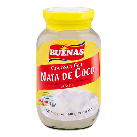 Buenas Coconut Gel (White) 340g - Nata de Coco