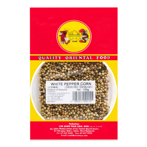 Dragon & Phoenix White Pepper Corn 100g