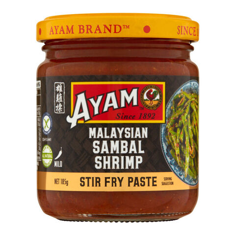 Ayam Malaysian Sambal Shrimp Stir Fry Paste 185g