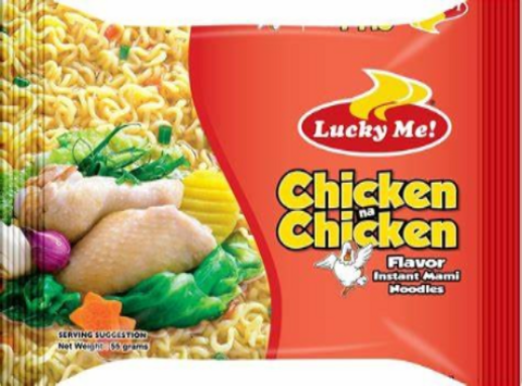 Lucky Me Chicken Flavour Instant Noodles Pouch 55g