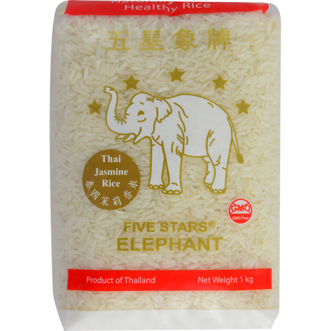 Five Stars Elephant Jasmine Rice 1kg