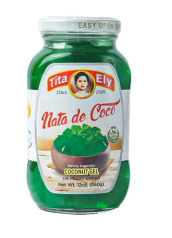 Tita Ely Nata de Coco Coconut Gel 340g Green