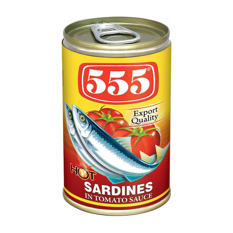 555 Sardines in Chilli Tomato Sauce 425g