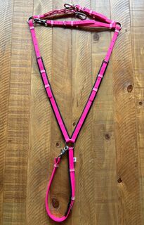 Padded Breastplate - Hot Pink