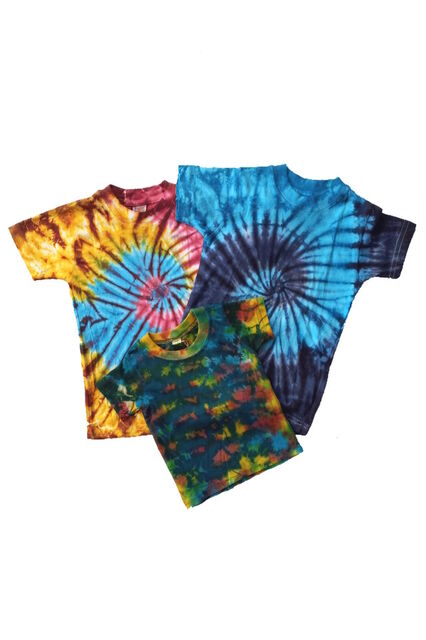 Kids Tie Dyed Cotton T Shirt