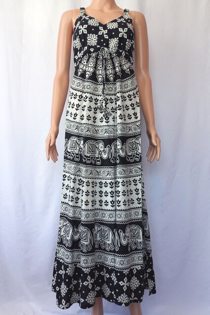 Bohemian Cotton Long Dress