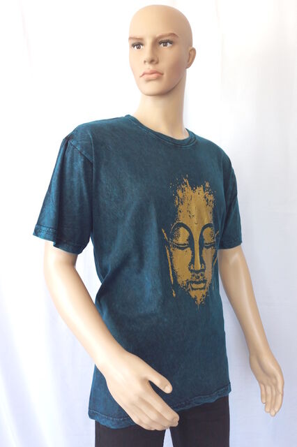 Buddha Face Cotton T Shirt