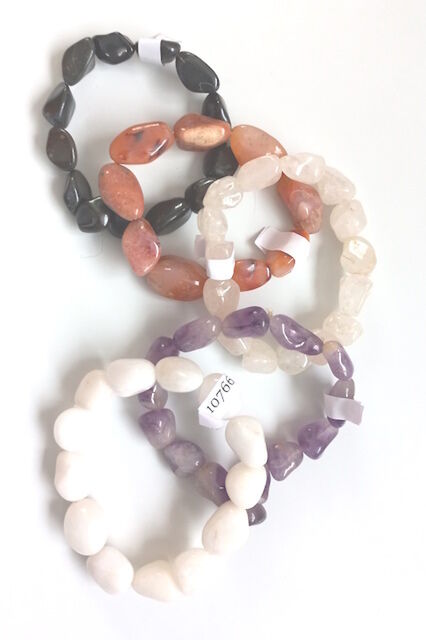 Natural Crystal Petite Tumble Bracelet