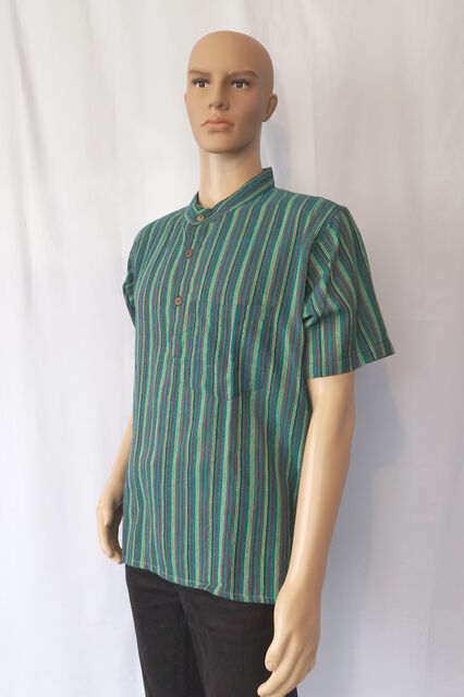 Short Sleeved Cotton Shirt