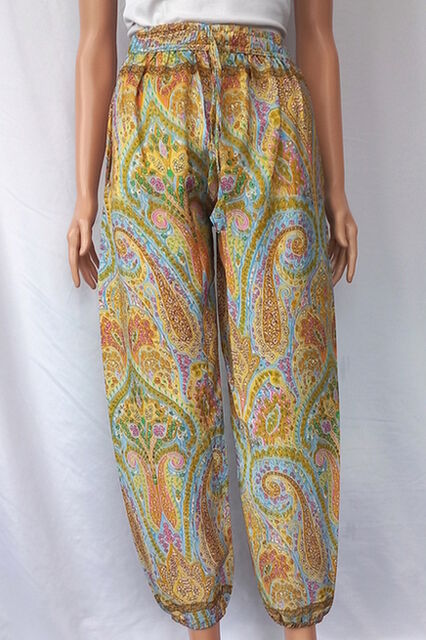 Nepalese Silk Summer Pants