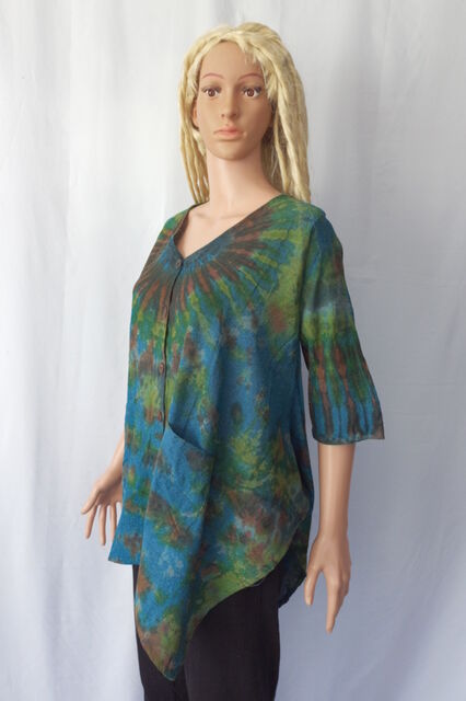 Tie Dyed Loose Free Size Top