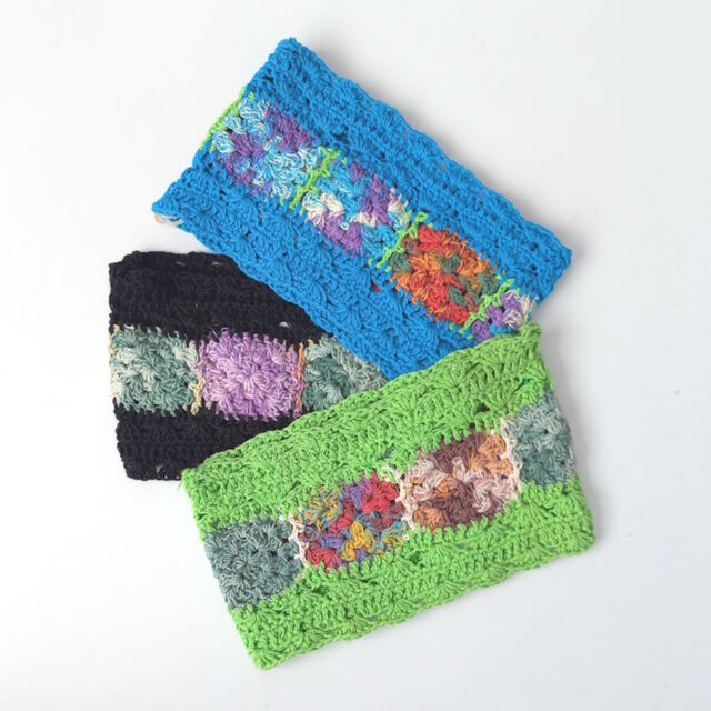 Childrens Cotton Crochet Headband