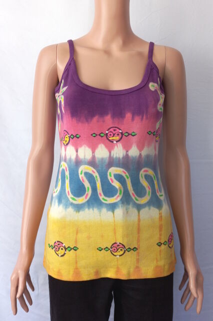 Rib Tie Dye Hand Paint Tank Top