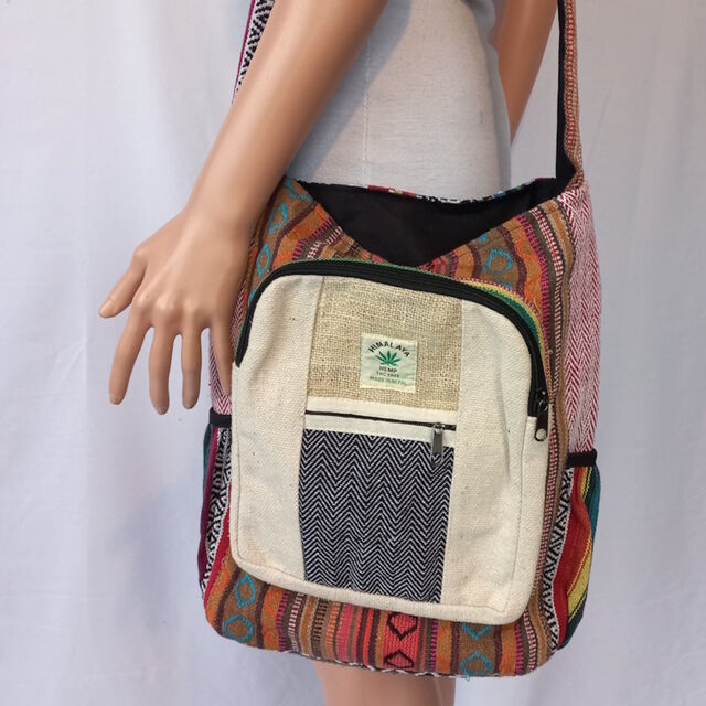 Himalayan Hemp Patch Jogi Bag