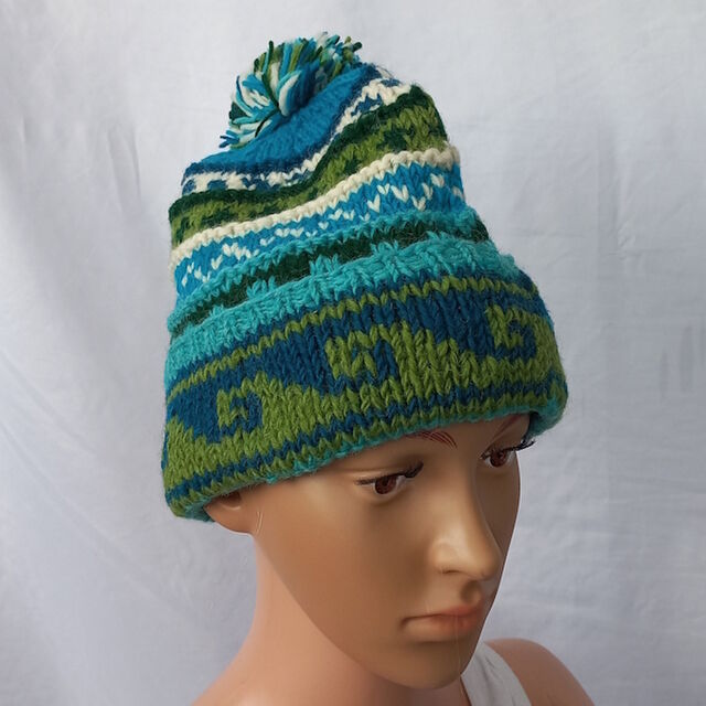 Multicolour Woollen Roll Hat