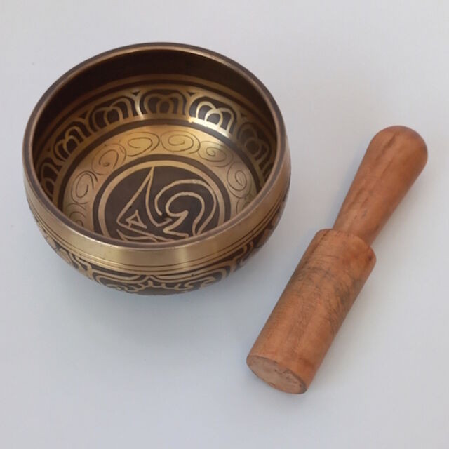 Tibetan Hand Carved Singing Bowl