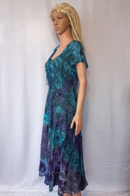 Mid Length Tie-Dyed Dress